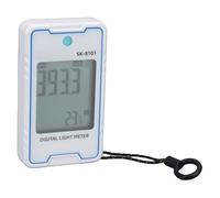 Asixxsix Mini Misuratore Digitale di Illuminazione, Misuratore di Luce Digitale con Display di umidità della Temperatura, Spegnimento Automatico, Mantenimento dei Dati per la Fotografia (SK-8101)