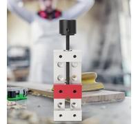 Asixxsix Mini Morsa Tavolo con Morsetto Piatto per Trapano a Colonna con Alluminio Lavorato a CNC, Adatta per Hobbisti e Professionisti