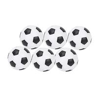 Asixxsix Mini Pallina da Biliardino di Ricambio 6 Pezzi in Bianco e per Tutti i Tavoli da Biliardino, Facile da Pulire per gli Appassionati di Calcio Balilla (6PCS)