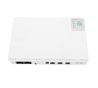 Asixxsix Mini UPS Batteria di Backup e Protezione da Sovratensione, Gruppo di continuità 8800mAh per Modem Router Mini UPS USB, per Router, Modem, Telecamera di Sicurezza (Spina europea)