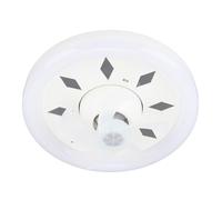 Asixxsix Mini Ventilatore da Soffitto con Luci Remote, Plafoniera A Basso Profilo da 11,8 Pollici, 3 Velocità del, 3 Color -Dimmabili e Temporazzati per Fotocamera Dei Bambini,