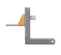Asixxsix Misuratore di Altezza per la Lavorazione del Legno, Misuratore di profondità Regolabile con Scala Metrica per la Misurazione della Lama della Tavolo e il Posizionamento dell'utensile del