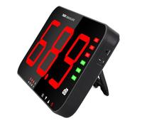 Asixxsix Misuratore di Decibel, Fonometro con Display a LED 13 Pollici con Memorizzazione Automatica dei Dati e Avviso Cicalino per la Fabbrica Domestica di Aula Studio