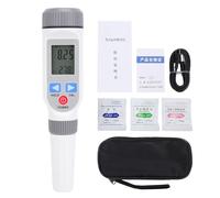 Asixxsix Misuratore PH, Tester PH Portatile Gamma 0 00 14 00 con Compensazione della Temperatura con Spegnimento Automatico, Tester Acqua Digitale per la Ricerca nel Settore Alimentare del Suolo