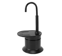 Asixxsix Mocha a tubo singolo, caffettiera per caffè espresso da 1 tazza e 50ml, beccuccio in lega di alluminio, caffettiera italiana da piano cottura per campeggio,viaggi all'aperto (BLACK)