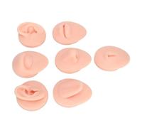 Asixxsix Modello in Silicone per Orecchio Umano, Occhio, Naso, Bocca, Lingua, per la Pratica di Simulazione dei Principianti, Set di Parti del Corpo Morbide e Riutilizzabili Simili Alla Pelle per