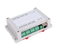Asixxsix Modulo relè Ethernet, Interruttore relè A 8 250 V CA 10 A Controllo Server WEB con Custodia Protettiva per Automazione della Sicurezza di Casa Intelligente, Ufficio, Accesso Remoto (WHITE)