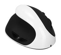 Asixxsix Mouse Ergonomico, Topo Verticale Wireless con Ricevitore USB, Ricaricabile di Topo per Mancini, 6 Pulsanti e 3 Dpi Regolabilli 800/1200/1600 per Laptop PC, Riduce il Dolore Al Polso (#1)