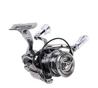Asixxsix Mulinelli da pesca a spinning, design integrato con filo a goccia d'acqua, rapporto di trasmissione 5.2:1, rotore con telaio in carbonio da 4 kg, potente frenante