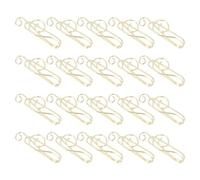 Asixxsix Musical Note Paperclips, 20 Pack Decorative Music Shape Clips | Morsetto per appunti musicali in filo di ferro resistente, finitura elettrolitica, per album di ritagli, calendari,