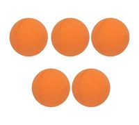 Asixxsix Palline Rimbalzanti, Palline Antistress in Gomma da 6 Cm, per Esercizi per le Mani con Set da 5 Pezzi per Piscine Spiagge Bambini Adulti Multiuso (ORANGE)