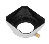 Asixxsix Paraluce Quadrato da 37 Mm, Previene la Luce Diffusa Migliora la Nitidezza dell'immagine Paraluce in Lega di Alluminio con Finitura Opaca, Protezione Solare con Cappuccio per Obiettivo