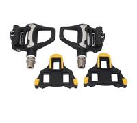 Asixxsix Pedali Bici da Strada, Pedali a Sgancio Rapido con Tensione Regolabile, Autobloccanti Leggeri con Asse in Molibdeno Cromato Filettatura da 14MM per Ciclismo su Strada