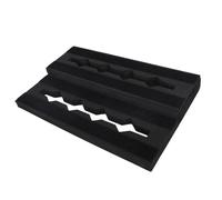 Asixxsix Pedaliera per Chitarra, Materiale EVA, Leggera, Compatta, con Superficie Antiscivolo e Design Cavo Nascosto, per Spettacoli All'aperto da 6 a 10 Pedali