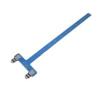 Asixxsix per Tiro con L'Arco Quadrato a Forma di T Quadrato Righello Strumento di Misurazione della Corda Kit di Rotazione dell'Arco per Accessori per Ricurvo e