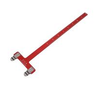 Asixxsix per Tiro con L'Arco Quadrato a Forma di T Quadrato Righello Strumento di Misurazione della Corda Kit di Rotazione dell'Arco per Accessori per Ricurvo e