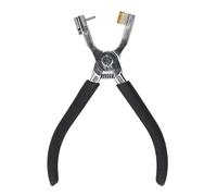 Asixxsix Perforatore per Pelle, Doppia Leva Comoda Impugnatura per Punzonatrice per Pelle, Perforatore per Cintura con 3 Teste Intercambiabili Cuscinetto in Silicone per Cinture in Fai da Te Selle