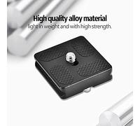 Asixxsix Piastra Resistente per Custodia per Supporto Fotocamera Resistente Alla RRS per Monopiede TRIOPO PU60 (PU40)