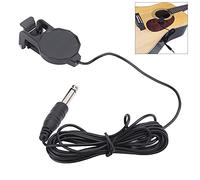 Asixxsix Pickup a Clip, Pickup per Chitarra Portatile Microfono Professionale Pickup Piezoelettrico per Violino Leggero per Chitarra, Chitarra Folk, Ukulele, Facile da Usare