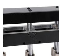 Asixxsix Piegatrice a Rulli a Tre Stazioni, Regolabile 0-90 Gradi per | Design con rullo a V per coperture, deviatore dell\'acqua piovana, capacità 6-104 mm, utensile manuale per piegare i metalli