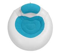Asixxsix Poltrona Gonfiabile, Poltrona Gonfiabile Floccata in PVC a Forma di Cuore d'Amore, a Sacco Senza Fagioli con Design Leggero e Portatile per Soggiorno, Camera da Letto, Balcone, Interni Ed