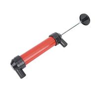 Asixxsix Pompa Manuale Portatile Estrattore D'olio Trasferimento Carburante Pompa a Sifone Aria Manuale per Rapido Liquido, Ideale per Piccoli Utensili a Benzina, ABS Rosso + Nero, 8,86 X 1,77