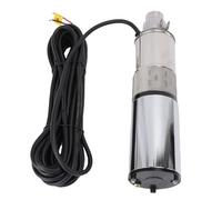 Asixxsix Pompa sommergibile solare profonda di 12V 220W, Kit di pompa di pozzo profondo in acciaio inossidabile ad alto sollevamento 30m con cavo di alimentazione di 10 metri