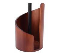 Asixxsix Porta Asciugamani di Carta Mountain, Supporto in Legno con Asta Robusta per Strappo con una Sola Mano, Adatto a Rotoli Jumbo, Dispenser di Asciugamani Indipendente da (Stile2)