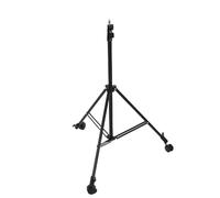 Asixxsix Porta della Luce Fotografica, 2,1 Metri Tripode di Illuminazione in Studio Pieghevole Telescopico con Ruote Universali Compatibili con Testa a Sfera Panoramica a 360 °