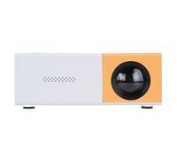Asixxsix Proiettore intelligente, mini proiettore Full HD 1080P con correzione automatica della distorsione trapezoidale e altoparlante stereo integrato, per home theater
