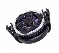 Asixxsix Raffreddatore Magnetico per Cellulare, 15 W Wireless Ventola Portatile per Il Raffreddamento del Cellulare con Illuminazione RGB Ventola di Raffreddamento per