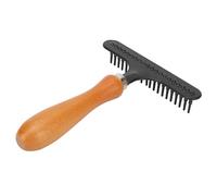 Asixxsix Rastrello per Portatile di Tappeti, Toelettatore Ad Acciaio Inossidabile, Restina Lanugine Portatile, Rastrello per Lanugine per Rendere Soffi I Tappeti