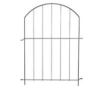Asixxsix Recinto della barriera animale, 10 pannelli recinti decorativi del giardino del ferro Anti arrugginito che scavano la frontiera della bordatura del giardino per all'aperto