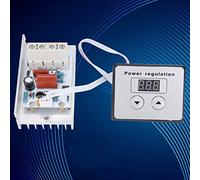 Asixxsix Regolatore di Tensione Digitale SCR Regolabile 10000 W Dimmer di Controllo della velocità per Apparecchiature Elettriche, Regolatore di Tensione 80 A con Circuito di Assorbimento delle Onde