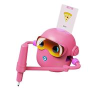 Asixxsix Robot da Disegno per Bambini, Giocattolo Educativo Interattivo per L'apprendimento della Pittura con 100 Carte di Riconoscimento e Penne Colorate, Regalo per Ragazzi e Ragazze