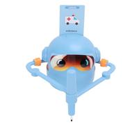 Asixxsix Robot da Disegno per Bambini, Macchina da Disegno Educativa Interattiva con 100 Carte di Parole e 14 Penne Colorate, Giocattoli Didattici di Pittura Montessori per Feste di (cielo blu)