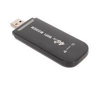 Asixxsix Router Wifi Portatile USB 4G LTE, Slot per Programma SIM Plug e Riproduci 150 Mbps Ad Alta Velocity Supporta Fino a 10 Dispositivi per Europa Asia Sud-est Asia Africa (BLACK)