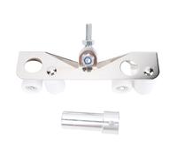 Asixxsix Rullo per Perline Angolari Interne per Cartongesso, Strumento per Nastrare Rulli Angolari in Acciaio Inossidabile PTFE con Adattatore Filettato, Strumenti per Cartongesso