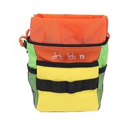 Asixxsix Sacoche de guidon de vélo, en nylon imperméable et indéchirable, 15,5 x 14 x 8 cm, avec sangle réglable. Sacoche selle multifonctionnelle et modulaire pour le cyclisme.