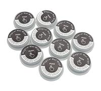 Asixxsix Salviette per Pressato 10 Pezzi, Tessuto Umido Individuali Portatile, Menta Non Stimolante, Tipo Forte e Affresco, Separazione Asciutta e Bagnata, Tessuto in