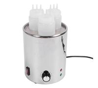 Asixxsix Scaldasalsa Elettrico, Dispenser Scaldasalsa Elettrico Scaldabiberon Commerciale per Calda Fudge Dispenser Scalda Formaggio Nacho con 3 Bottiglie Spremere, (Spina