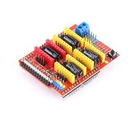 Asixxsix Scheda CNC Shield V3.0 per Stampante 3D con Driver Motore Passo-passo A4988 per Macchine per Incidere Design Compatto per Creatori