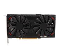 Asixxsix Scheda Grafica 5500XT, GDDR6 8GB 128bit 4K Support Scheda Grafica da Gioco HDCP con PCI Express 3.0 X8 e HDMI/DP/DVI Scheda Video Desktop a Doppia Ventola per Supporto Computer DirectX 12