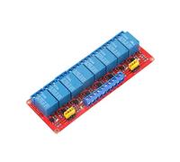 Asixxsix Scheda Modulo relè a 8 con Actuator Alto e Basso Forte capacità di Guida per il Controllo di Apparecchiature Industriali 5 V/12 V/24, Design con Tolleranza Ai Guasti, Ingegneri (12V)