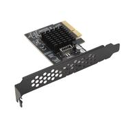 Asixxsix Scheda PCIE A USB 3.2 Gen 2 Con Larghezza Di Banda Di 20 Gbps, Scheda Di Espansione PCI Express Di Controlo Principali ASM3242 per Desktop Chassis, SupportO E