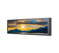 Asixxsix Schermo Secondario per Case del Computer da 9,2 Pollici, Display per Monitoraggio della Temperatura della CPU con Sfondi a Temi Personalizzabili, Pannello di Visualizzazione (BLACK)