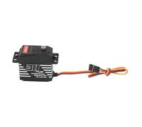 Asixxsix Servo Digitale, Servomotore con Ingranaggi in Metallo Impermeabile a Coppia Elevata Servo per Camion RC per 1/8 1/10 /12 RC Crawler Car Truck Boat Robot, con Rapida Dissipazione