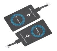 Asixxsix Set Ricevitore Caricabatterie Wireless Leggero per la Ricarica del Telefono Cellulare, Adesivo Autoadesivo per un Comodo Utilizzo