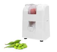 Asixxsix Sgusciatrice elettrica per piselli e fagioli, batteria ricaricabile da 1800 mAh, piccola macchina sbucciatrice completamente automatica per cucine di ristoranti