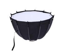 Asixxsix Softbox per Ombrello Parabolico Profondo da 25,6 Pollici, Rilascio Rapido Pieghevole con una Sola Pressione con Doppi Strati di Diffusione e Griglia a Nido D'ape, per Fotografia